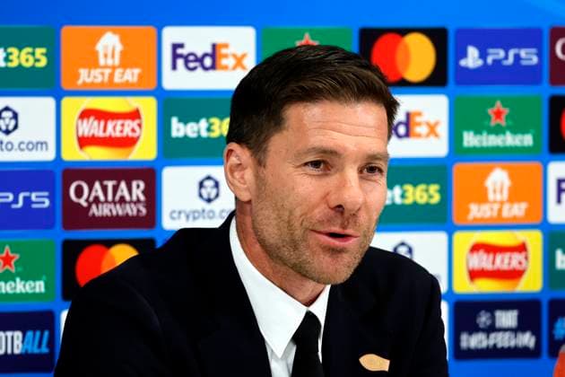 3rd November 2025; Anfield, Liverpool, Merseyside, England; UEFA Champions League Football, Liverpool versus Real Madrid press conference, PK, Pressekonferenz Real Madrid manager Xabi Alonso talks to the media ahead of tomorrow s Champions League Group match vs Liverpool  AlanxMartin