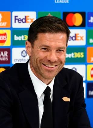 3rd November 2025; Anfield, Liverpool, Merseyside, England; UEFA Champions League Football, Liverpool versus Real Madrid press conference, PK, Pressekonferenz Real Madrid manager Xabi Alonso talks to the media ahead of tomorrow s Champions League Group match vs Liverpool  AlanxMartin