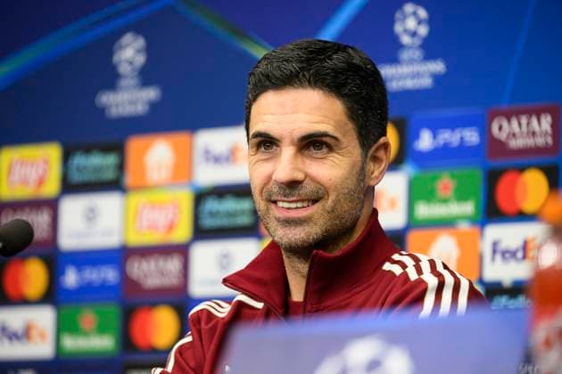 Arsenal coach Mikel Arteta speaks at the press conference, PK, Pressekonferenz prior to Champions League 4th qualifying round match SK Slavia Praha vs Arsenal FC in Prague, Czech Republic, November 3rd, 2025. (CTKxPhoto MichalxKamaryt) CTKPhotoP2025110306930  CTKPhotoP2025110306930