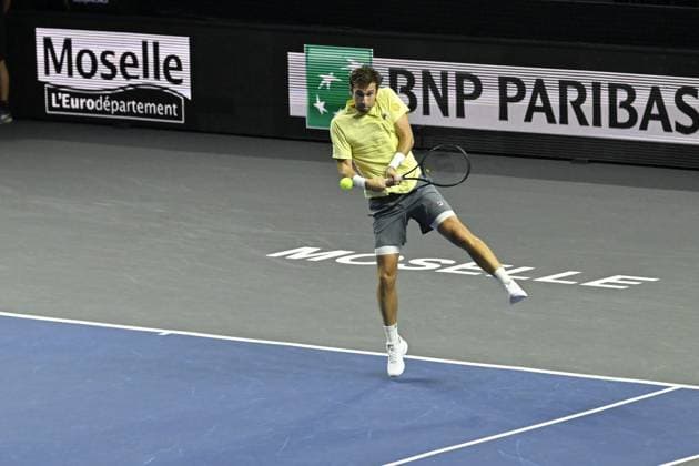 Open de Moselle 2025 - Tennis - ATP, Tennis Herren - Open de Moselle 2025 - 03 11 2025 - Quentin Halys - France MetzFrance  Copyright: xChryslenexCaillaudx xPznewsx
