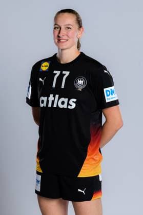 Gummersbach: Handball Frauen Deutschland - Fotoshooting Viola Leuchter (Deutschland) Gummersbach Schwalbe Arena Deutschland
