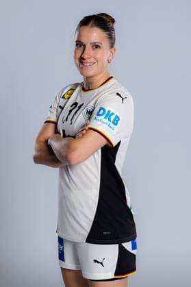 Gummersbach: Handball Frauen Deutschland - Fotoshooting Alexia Hauf (Deutschland) Gummersbach Schwalbe Arena Deutschland