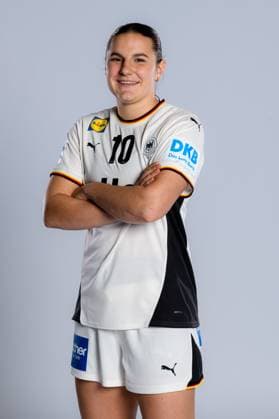 Gummersbach: Handball Frauen Deutschland - Fotoshooting Mareike Thomaier (Deutschland) Gummersbach Schwalbe Arena Deutschland