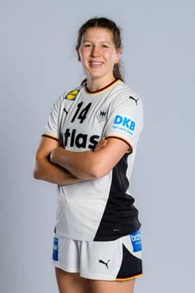 Gummersbach: Handball Frauen Deutschland - Fotoshooting Marie Steffen (Deutschland) Gummersbach Schwalbe Arena Deutschland