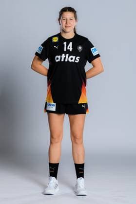 Gummersbach: Handball Frauen Deutschland - Fotoshooting Marie Steffen (Deutschland) Gummersbach Schwalbe Arena Deutschland