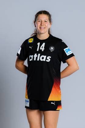 Gummersbach: Handball Frauen Deutschland - Fotoshooting Marie Steffen (Deutschland) Gummersbach Schwalbe Arena Deutschland