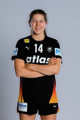 Gummersbach: Handball Frauen Deutschland - Fotoshooting Marie Steffen (Deutschland) Gummersbach Schwalbe Arena Deutschland