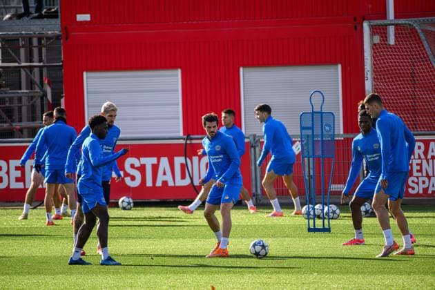 LEVERKUSEN, GERMANY - 4 NOVEMBER, 2025: Jonas Hofmann - UEFA Champions League, MD-1, Practice Bayer 04 at BayArena.  Copyright: xx