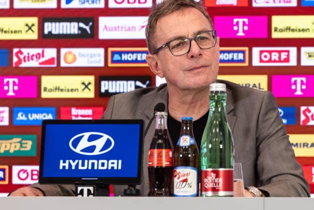 SOCCER - OEFB, PK, squad nomination VIENNA,AUSTRIA,04.NOV.25 - SOCCER - OEFB, Oesterreichischer Fussball-Bund, FIFA European Qualifiers 2026, preview, press conference, PK, Pressekonferenz squad nomination. Image shows head coach Ralf Rangnick (AUT).  GEPAxpictures xArminxRauthner