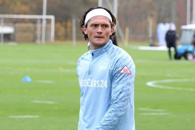 2.FBL, Hertha BSC Training, 04.11.2025, Hertha BSC Training, Sportforum, im Bild Fabian Reese (Hertha BSC Berlin 11)