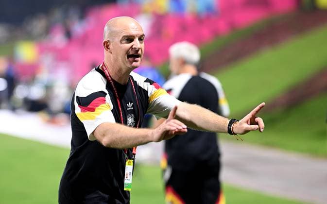 Fussball, Junioren U 17 WM 2025 Doha Katar Vorrunde 04.11.2025 Gruppe G Deutschland - Kolumbien Trainer Marc - Patrick Meister (Deutschland)