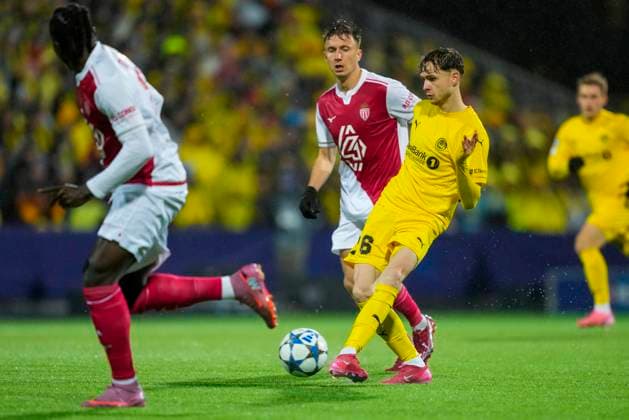 Football, Champions League 2025 2026 Bodo Glimt Monaco Bodo 20251104 Bodo Glimts Hakon Evjen during the Champions League football match between Bodo Glimt and Monaco at Aspmyra Stadium Photo Fredrik Varfjell NTB Bodo Norway EDITORIAL USE ONLY RESTRICTED USE FOR BETTING COMPANIES  Copyright: xFredrikxVarfjellx xNTBx
