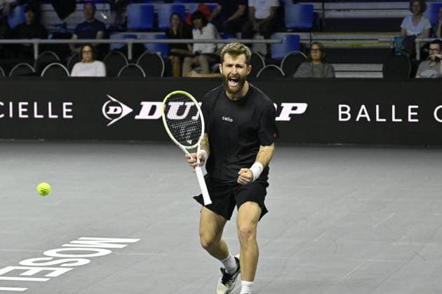 Open de Moselle 2025 - Tennis - ATP, Tennis Herren - Open de Moselle 2025 - 04 11 2025 - Francesco Passaro - Italie MetzFrance  Copyright: xChryslenexCaillaud xPznewsx