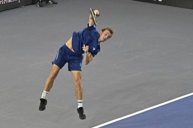 Open de Moselle 2025 - Tennis - ATP, Tennis Herren - Open de Moselle 2025 - 04 11 2025 - Luca Van Assche - France MetzFrance  Copyright: xChryslenexCaillaud xPznewsx
