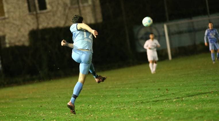 RECORD DATE NOT STATED Fußball, Saison 2025 2026, Lotto-Pokal, Hamburg, 4. Runde, Spielvereinigung Blankenese - TuS Dassendorf. Frederik Abing (Blankenese). Blankenese Hamburg