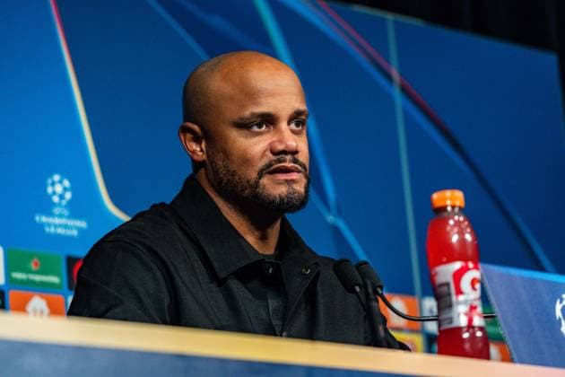 04.11.2025, Paris Saint-Germain vs. FC Bayern München, UEFA Champions League, 04. Spieltag Pressekonferenz Vincent Kompany (FC Bayern Muenchen,Trainer) Copyright: xBahhoxKarax