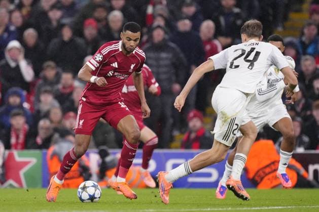 Liverpool FC v Real Madrid C.F. - UEFA Champions League LIVERPOOL, ENGLAND - NOVEMBER 4: Cody Gakpo left winger of Liverpool and Netherlands in action during the UEFA Champions League 2025 26 League Phase MD4 match between Liverpool FC and Real Madrid C.F. at Anfield on November 4, 2025 in Liverpool, United Kingdom. Jose Hernandez Anadolu Liverpool United Kingdom. Editorial use only. Please get in touch for any other usage.  Copyright: x2025xAnadoluxJosexHernandezx