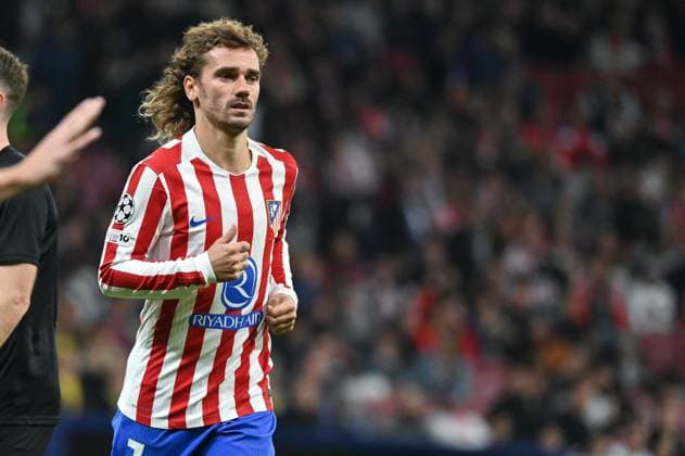 November 5, 2025, Madrid, Spain: Antoine Griezmann of Atletico de Madrid seen during the UEFA Champions League match between Atletico de Madrid and R Union Saint Gilloise at Estadio Metropolitano. Final score; Atletico de Madrid 3-1 R Union Saint Gilloise Madrid Spain - ZUMAs197 20251105_aaa_s197_046 Copyright: xAtilanoxGarciax