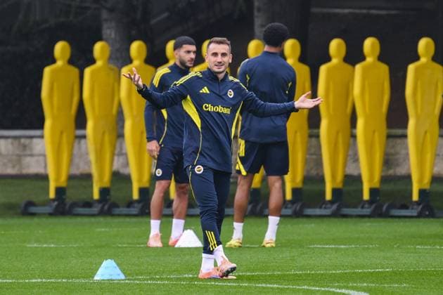 Ahead of Viktoria Plzen v Fenerbahce - UEFA Europa League ISTANBUL, TURKIYE - NOVEMBER 5: Kerem Akturkoglu of Fenerbahce takes part in the last training session ahead of UEFA Europa League week 4 match against Viktoria Plzen, at Can Bartu Facilities in Istanbul, Turkiye on November 5, 2025. Arif Hudaverdi Yaman Anadolu Istanbul Turkey. Editorial use only. Please get in touch for any other usage.  Copyright: x2025xAnadoluxArifxHudaverdixYamanx