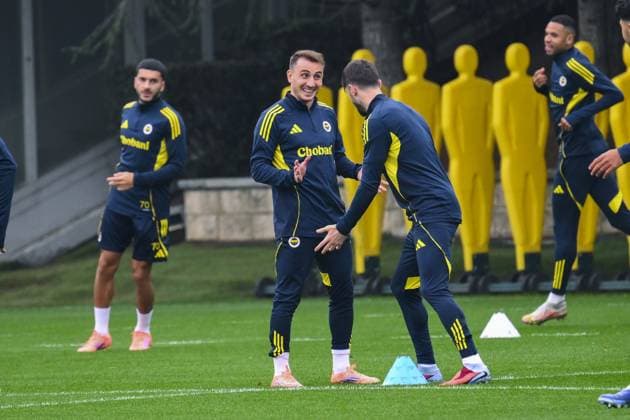 Ahead of Viktoria Plzen v Fenerbahce - UEFA Europa League ISTANBUL, TURKIYE - NOVEMBER 5: Kerem Akturkoglu of Fenerbahce takes part in the last training session ahead of UEFA Europa League week 4 match against Viktoria Plzen, at Can Bartu Facilities in Istanbul, Turkiye on November 5, 2025. Arif Hudaverdi Yaman Anadolu Istanbul Turkey. Editorial use only. Please get in touch for any other usage.  Copyright: x2025xAnadoluxArifxHudaverdixYamanx