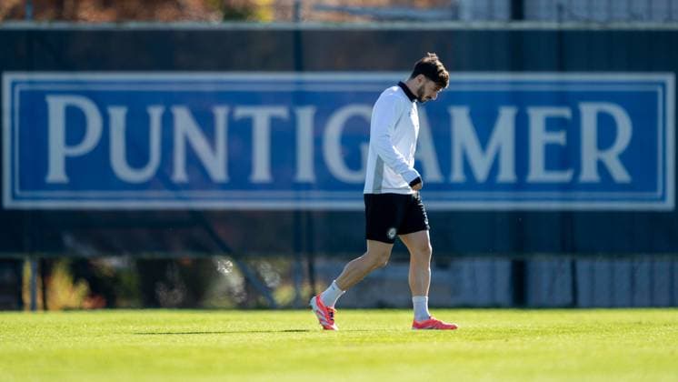 SOCCER - UEFA EL, Sturm vs Nottingham GRAZ,AUSTRIA,05.NOV.25 - SOCCER - UEFA Europa League, SK Sturm Graz vs Nottingham Forest, preview, training Sturm. Image shows Otar Kiteishvili (Sturm).  GEPAxpictures xAvnixRetkoceri