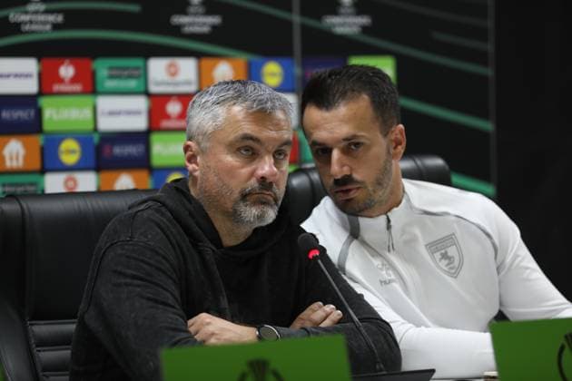 Ahead of Samsunspor v Hamrun Spartans - UEFA Conference League SAMSUN, TURKIYE - NOVEMBER 5: Head coach of Samsunspor Thomas Reis attends a press conference, PK, Pressekonferenz ahead of UEFA Conference League week 3 football match against Hamrun Spartans, at Samsun New 19 May Stadium in Samsun, Turkiye on November 5, 2025. Ilyas Gun Anadolu Samsun Turkey. Editorial use only. Please get in touch for any other usage.  Copyright: x2025xAnadoluxIlyasxGunx