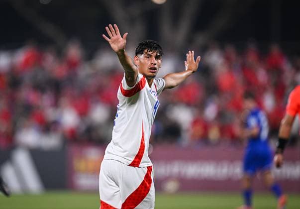 Fussball, Junioren U 17 WM 2025 Doha Katar Vorrunde 05.11.2025 Gruppe K Frankreich - Chile Yastin Cuevas (Chile)