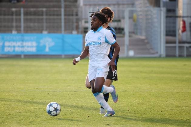Youth League : OM contre Atalanta au stade Francis-Turcan à Martigues PHOTOPQR LA PROVENCE LAURENSON Philippe ; Martigues ; 05 11 2025 ; Youth League : OM contre Atalanta au stade Francis-Turcan à Martigues Martigues Bouches-du-Rhône France  Copyright: xPHOTOPQR LAxPROVENCE MAXPPPxLAURENSONxPhilippex 20251105PVL8290 20251105PVL8290