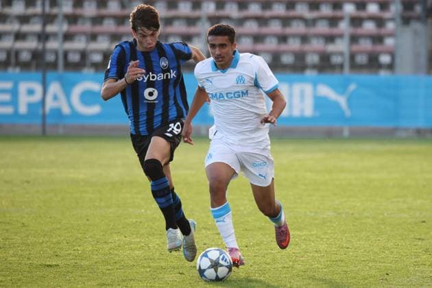 Youth League : OM contre Atalanta au stade Francis-Turcan à Martigues PHOTOPQR LA PROVENCE LAURENSON Philippe ; Martigues ; 05 11 2025 ; Youth League : OM contre Atalanta au stade Francis-Turcan à Martigues Martigues Bouches-du-Rhône France  Copyright: xPHOTOPQR LAxPROVENCE MAXPPPxLAURENSONxPhilippex 20251105PVL8292 20251105PVL8292