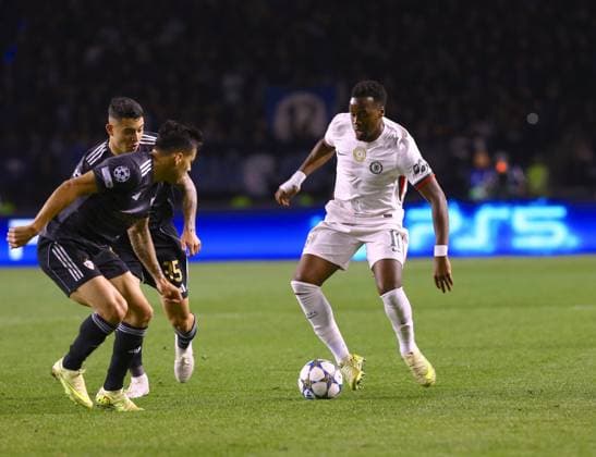 Qarabag v Chelsea - UEFA Champions League BAKU, AZERBAIJAN - NOVEMBER 05: Jamie Gittens (11) of Chelsea in action during the UEFA Champions League 2025 26 League Phase MD4 match between Qarabag and Chelsea at Tofiq Bahramov Stadium in Baku, Azerbaijan on November 05, 2025. Resul Rehimov Anadolu Baku Azerbaijan. Editorial use only. Please get in touch for any other usage.  Copyright: x2025xAnadoluxResulxRehimovx