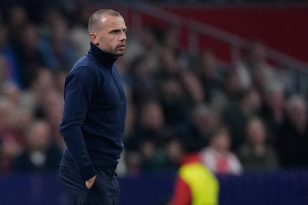 AMSTERDAM , 05-11-2025 , JohanCruyff Arena , season 2025 2026 , UEFA Champions League Football , match between Ajax and Galatasaray. Picture shows Ajax trainer coach John Heitinga Ajax - Galatasaray  x31876728x Copyright: