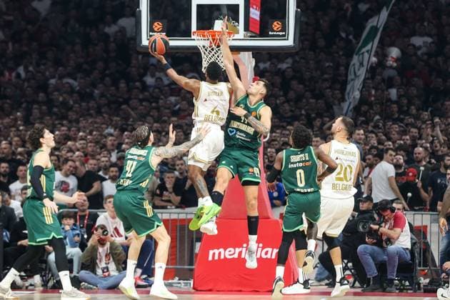 Crvena Zvezda Meridianbet Belgrade v Panathinaikos Aktor Athens - Euroleague BELGRADE, SERBIA - NOVEMBER 05: Players in action during the EuroLeague Regular Season Round 9 match between Crvena Zvezda Meridianbet Belgrade and Panathinaikos Aktor Athens at Belgrade Arena on November 05, 2025 in Belgrade, Serbia. Filip Stevanovic Anadolu Belgrade Serbia. Editorial use only. Please get in touch for any other usage.  Copyright: x2025xAnadoluxFilipxStevanovicx