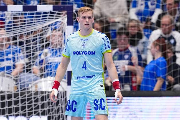 05.11.2025, xydrx, Handball, Achtelfinale DHB Pokal, TBV Lemgo Lippe - VfL Gummersbach, PHOENIX Contact-Arena: Ellidi Vidarsson (VfL Gummersbach 4) Nordrhein-Westfahlen Deutschland