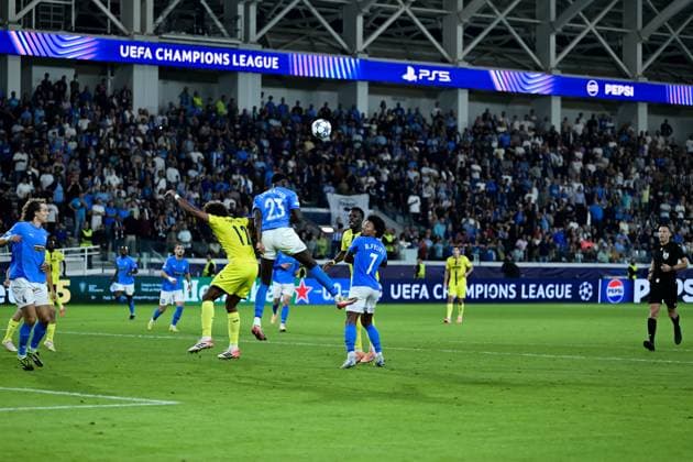 November 5, 2025, Limassol, Limassol, Cyprus: DERRICK LUKCASSEN (23) of Pafos in action during the UEFA Champions League phase matchday 4 game beetwen Pafos FC and Villareal FC at Alphamega Stadium in Limassol,Cyprus on 05 of November r 2025 Limassol Cyprus - ZUMAk195 20251105_znp_k195_021 Copyright: xXenophonxKarakalosx