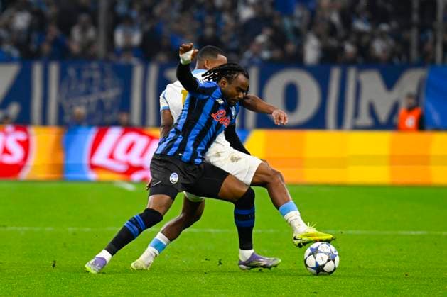 FOOTBALL : Olympique de Marseille VS Atalanta Bergame - UEFA Champions League - 05 11 2025 Ademola Lookman (Atalanta BC) - UEFA Champions League match between Olympique de Marseille and Atalanta Bergame on November 5, 2025 at the Orange Velodrome Stadium in Marseille. MarseilleFrance  Copyright: xWilliamxCannarellax