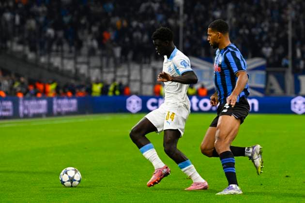 FOOTBALL : Olympique de Marseille VS Atalanta Bergame - UEFA Champions League - 05 11 2025 Robinio Vaz (OM) - UEFA Champions League match between Olympique de Marseille and Atalanta Bergame on November 5, 2025 at the Orange Velodrome Stadium in Marseille. MarseilleFrance  Copyright: xWilliamxCannarellax