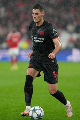 November 5, 2025, Lisbon, Portugal: Patrik Schick of Bayer Leverkusen seen in action during UEFA Champions League 2025 26 League phase Matchday 4 between SL Benfica and Bayer Leverkusen at Estadio da Luz. Final score SL Benfica 0 : 1 Bayer Leverkusen Lisbon Portugal - ZUMAs197 20251105_aaa_s197_403 Copyright: xBrunoxdexCarvalhox