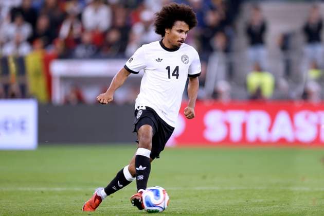 ADEYEMI Karim Team Deutschland WM Qualifikation Spiel Deutschland - Luxemburg 4 : 0 am 10.10. 2025 in Sinsheim DFL REGULATIONS PROHIBIT ANY USE OF PHOTOGRAPHS as IMAGE SEQUENCES and or QUASI-VIDEO Copyright: xLacixPerenyix