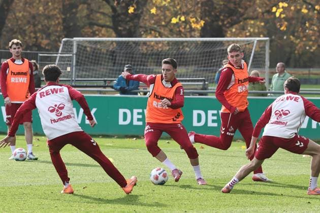 1. FC Köln 1. FC Köln, Training, Mitte: Said El Mala (1. FC Köln), 06.11.2025, Bild: