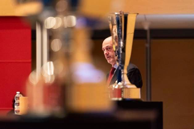 Angelo Binaghi. Sorteggio dei gironi delle ATP, Tennis Herren Finals 2025 a Torino, Italia - Cronaca - GiovedÃ¬ 6 novembre 2025 - Matteo Secci LaPresse Angelo Binaghi. Group draw for the 2025 ATP Finals in Turin, Italy - News - Thursday 6th November 2025 - News - Matteo Secci LaPresse  Copyright: xMatteoxSecci LaPressex