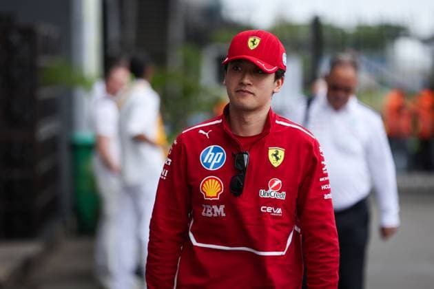 F1 - SAO PAULO GRAND PRIX 2025 ZHOU Guanyu (chi), Scuderia Ferrari Reserve Driver, portrait during the 2025 Formula 1 Grande Premio de Sao Paulo, 2025 Sao Paulo Grand Prix, 21th round of the 2025 FIA Formula One World Championship, WM, Weltmeisterschaft from November 7 to 9, 2025 on the Interlagos, in Sao Paulo, Brazil - Sao PauloBrazil  Copyright: xANTONINxVINCENTx