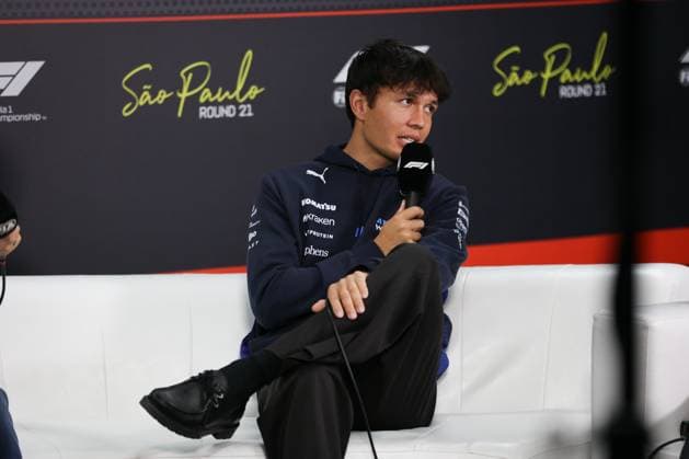 F1 - SAO PAULO GRAND PRIX 2025 press conference, PK, Pressekonferenz ALBON Alexander (tha), Williams Racing FW47, portrait during the 2025 Formula 1 Grande Premio de Sao Paulo, 2025 Sao Paulo Grand Prix, 21th round of the 2025 FIA Formula One World Championship, WM, Weltmeisterschaft from November 7 to 9, 2025 on the Interlagos, in Sao Paulo, Brazil - Sao PauloBrazil Copyright: xANTONINxVINCENTx
