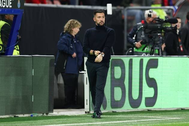 UTRECHT , 06-11-2025 , stadium Galgenwaard , season 2025 2026 , UEFA Europa League football , league phase match day 4 , match between FC Utrecht and Porto , picture shows Porto coach Francesco Farioli Utrecht - Porto  x31889160x Copyright:
