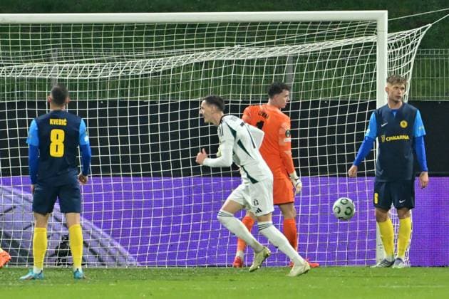 Celje, Slovenia, November 06th 2025, Score for Legia Warszawa during the UEFA Conference League, League phase Matchday 3, between Celje (Slovenia) and Legia Warszawa (Polande) at Stadion Celje, Celje, Slovenia. (Photo by Igor Kupljenik Sports Press Photo) Copyright: xIgorxKupljenikx xSPPx Sportspressphoto_SPR57743
