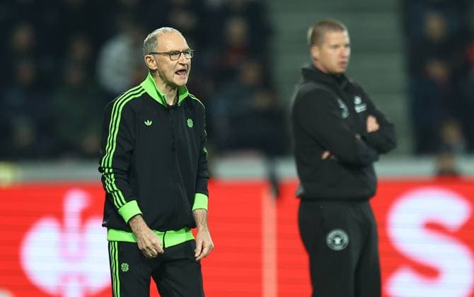 Martin O Neill interim manager of Celtic Midtjylland vs Celtic, UEFA Europa League, Group Stage, Football, MCH Arena, Herning, Denmark - 06 Nov 2025Herning MCH Arena Denmark EDITORIAL USE ONLY No use with unauthorised audio, video, data, fixture lists, club league logos or live services. Online in-match use limited to 120 images, no video emulation. No use in betting, games or single club league player publications. Copyright: xMichaelxZemanek Shutterstockx 15642247r