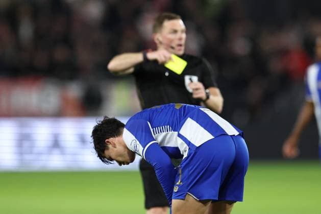 UTRECHT , 06-11-2025 , stadium Galgenwaard , season 2025 2026 , UEFA Europa League football , league phase match day 4 , match between FC Utrecht and Porto , picture shows Porto player Dominik Prpic Utrecht - Porto  x31889704x Copyright: