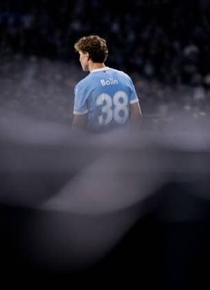 251106 Hugo Bolin of Malmö FF during the UEFA Europa League football match between Malmö FF and Panathinaikos on November 6, 2025 in Malmö. Photo: Petter Arvidson BILDBYRAN kod PA PA1108 fotboll football soccer fotball uefa europa league europa league malmö ff panathinaikos bbeng Copyright: PETTERxARVIDSON BB251106PA078