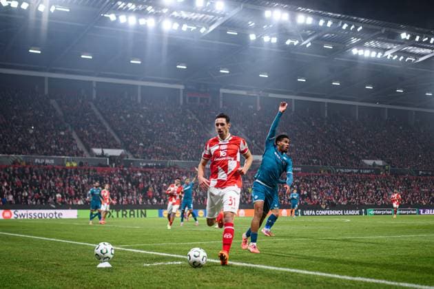 MAINZ, GERMANY - 6 NOVEMBER, 2025: Dominik Kohr - The football match of UEFA Conference League 1. FSV Mainz 05 vs ACF Fiorentina at Mewa Arena.  Copyright: xVITALIIxKLIUIEVx