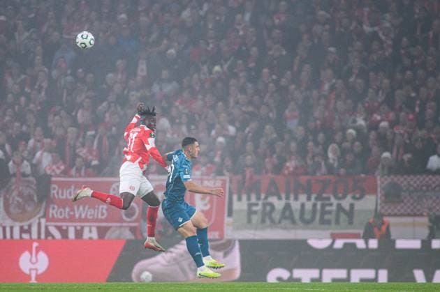 MAINZ, GERMANY - 6 NOVEMBER, 2025: - The football match of UEFA Conference League 1. FSV Mainz 05 vs ACF Fiorentina at Mewa Arena.  Copyright: xVITALIIxKLIUIEVx