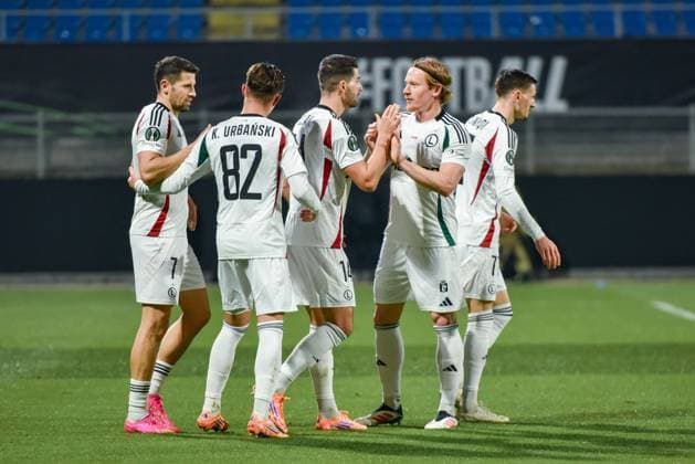 2025.11.06 Celje, Slowenia pilka nozna Liga Konferencji UEFA faza ligowa sezon 2025 2026 NK Celje - Legia Warszawa N z Pawel Wszolek Kacper Urbanski Antonio Colak Radovan Pankov Emral Krasniqi Foto Wojciech Dobrzynski Legionisci.com PressFocus 2025.11.06 Celje, Slovenia UEFA Conference League league phase season 2025 2026 NK Celje - Legia Warsaw Credit: Wojciech Dobrzynski Legionisci.com PressFocus NEWSPIX.PL --- newspix.pl 